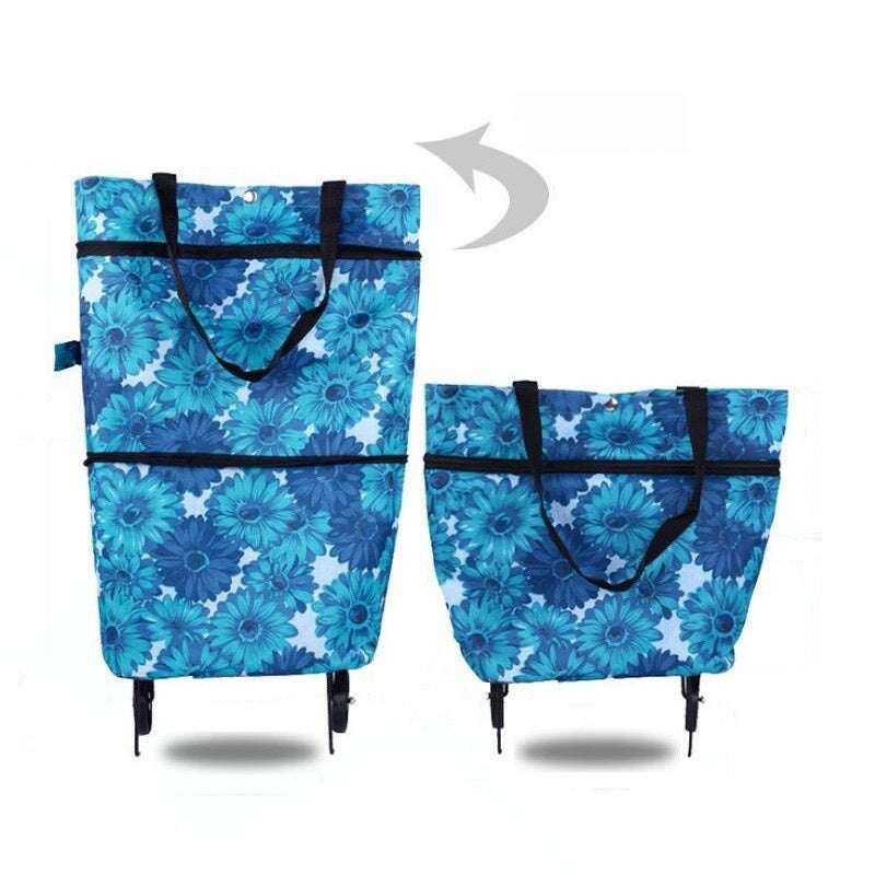 ⚡⚡⚡LAST 44 PCS LEFT!!! 🔥HOT SALE 50% OFF🔥Foldable 2-in-1 Shopping Bag