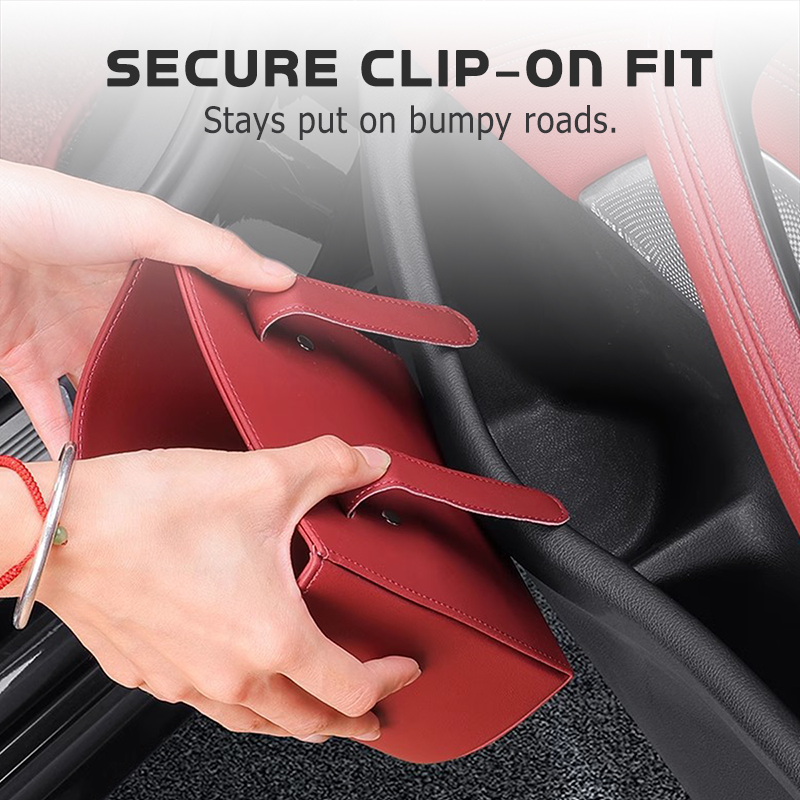 ⚡⚡⚡LAST 44 PCS LEFT!!! 🥳2026 HOT SALE🥳💞50K+ SOLD!🚗🧺 50% OFF! Leather Car Door Cup Holder – Wide‑mouth opening, easy reach for drinks & phone. Clip‑on secure fit. PU leather, tough & stylish. 🛡️✨
