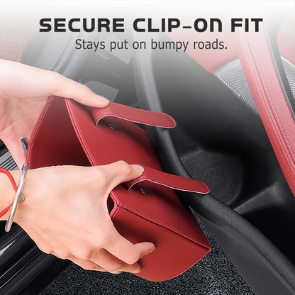 ⚡⚡⚡LAST 44 PCS LEFT!!! 🥳2026 HOT SALE🥳💞50K+ SOLD!🚗🧺 50% OFF! Leather Car Door Cup Holder – Wide‑mouth opening, easy reach for drinks & phone. Clip‑on secure fit. PU leather, tough & stylish. 🛡️✨