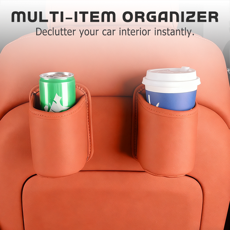 ⚡⚡⚡LAST 44 PCS LEFT!!! 🥳2026 HOT SALE🥳💞50K+ SOLD!🚗🧺 50% OFF! Leather Car Door Cup Holder – Wide‑mouth opening, easy reach for drinks & phone. Clip‑on secure fit. PU leather, tough & stylish. 🛡️✨