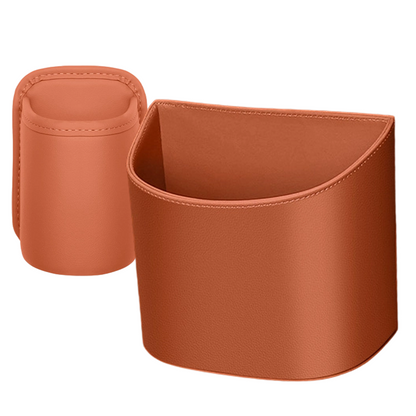 ⚡⚡⚡LAST 44 PCS LEFT!!! 🥳2026 HOT SALE🥳💞50K+ SOLD!🚗🧺 50% OFF! Leather Car Door Cup Holder – Wide‑mouth opening, easy reach for drinks & phone. Clip‑on secure fit. PU leather, tough & stylish. 🛡️✨