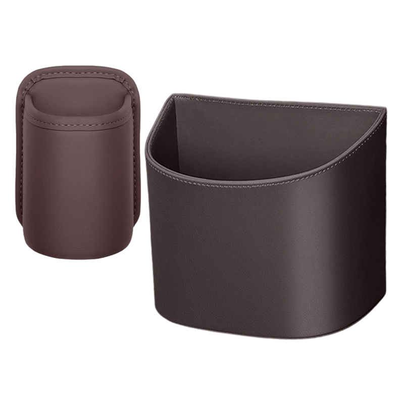⚡⚡⚡LAST 44 PCS LEFT!!! 🥳2026 HOT SALE🥳💞50K+ SOLD!🚗🧺 50% OFF! Leather Car Door Cup Holder – Wide‑mouth opening, easy reach for drinks & phone. Clip‑on secure fit. PU leather, tough & stylish. 🛡️✨