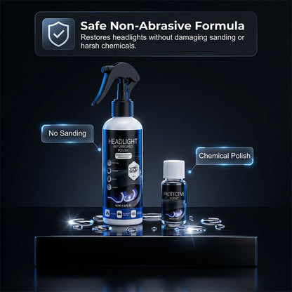 ⚡⚡⚡LAST 44 PCS LEFT!!! 🏆LAST DAY SALE: ONLY $ 19.99!!🚗 🔆Professional Car Headlight Restoration Kit🫧 – Removes yellowing & scratches, restores clarity & UV protection – easy DIY solution ✨