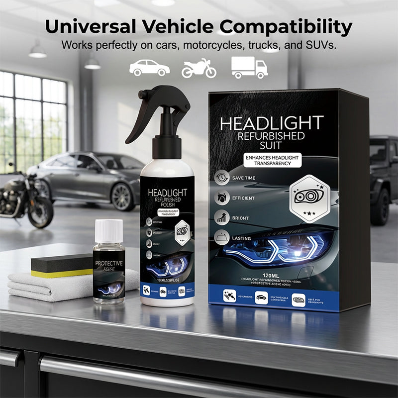 ⚡⚡⚡LAST 44 PCS LEFT!!! 🏆LAST DAY SALE: ONLY $ 19.99!!🚗 🔆Professional Car Headlight Restoration Kit🫧 – Removes yellowing & scratches, restores clarity & UV protection – easy DIY solution ✨
