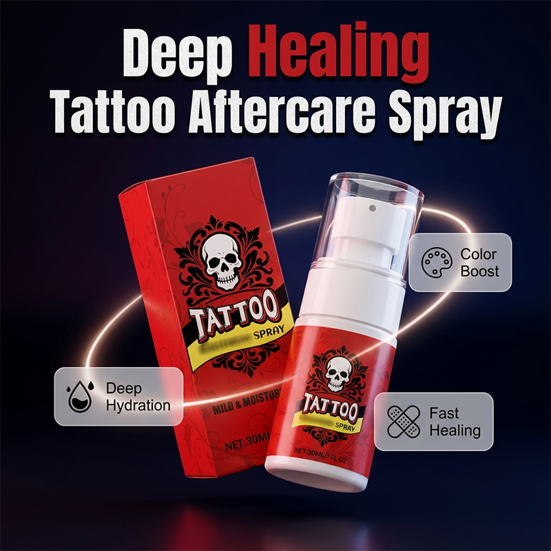 🔥 50% OFF TODAY | Ultimate Touchless Tattoo Aftercare & Color Enhancing Spray