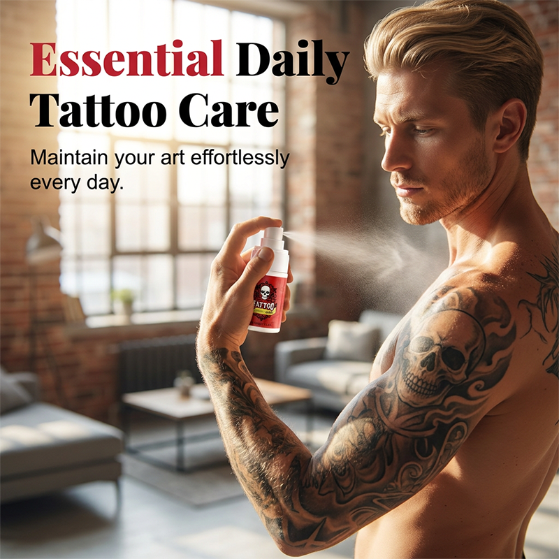 🔥 50% OFF TODAY | Ultimate Touchless Tattoo Aftercare & Color Enhancing Spray