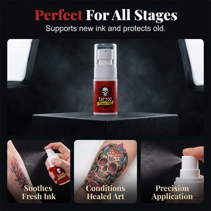 🔥 50% OFF TODAY | Ultimate Touchless Tattoo Aftercare & Color Enhancing Spray