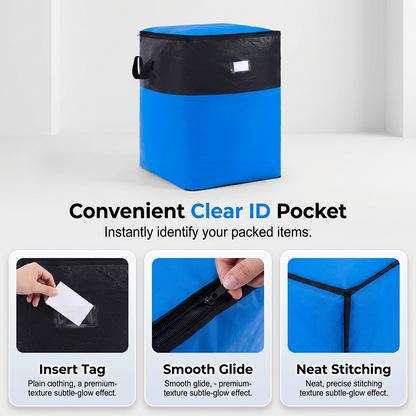 📦Last Day Special Price:$14.99!!!🧳 Collapsible Storage and Moving Bag – Heavy-duty handles & zippered closure – Folds flat, perfect for moving, travel or closet organization – reusable & easy to clean 🏠