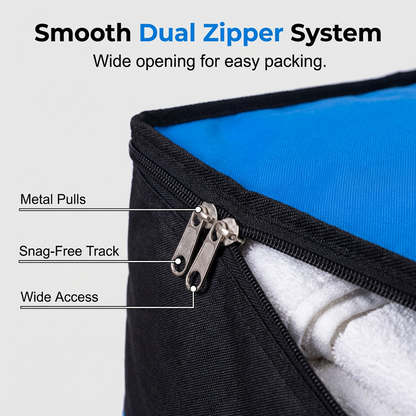 📦Last Day Special Price:$14.99!!!🧳 Collapsible Storage and Moving Bag – Heavy-duty handles & zippered closure – Folds flat, perfect for moving, travel or closet organization – reusable & easy to clean 🏠