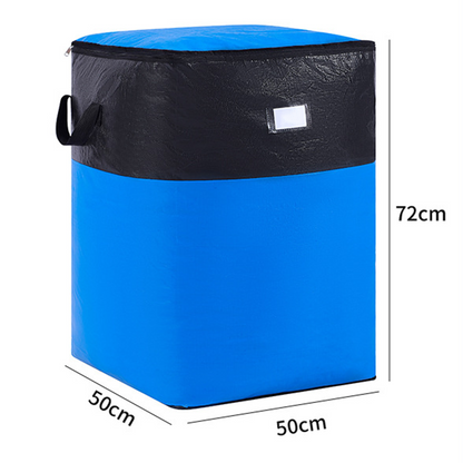 📦Last Day Special Price:$14.99!!!🧳 Collapsible Storage and Moving Bag – Heavy-duty handles & zippered closure – Folds flat, perfect for moving, travel or closet organization – reusable & easy to clean 🏠