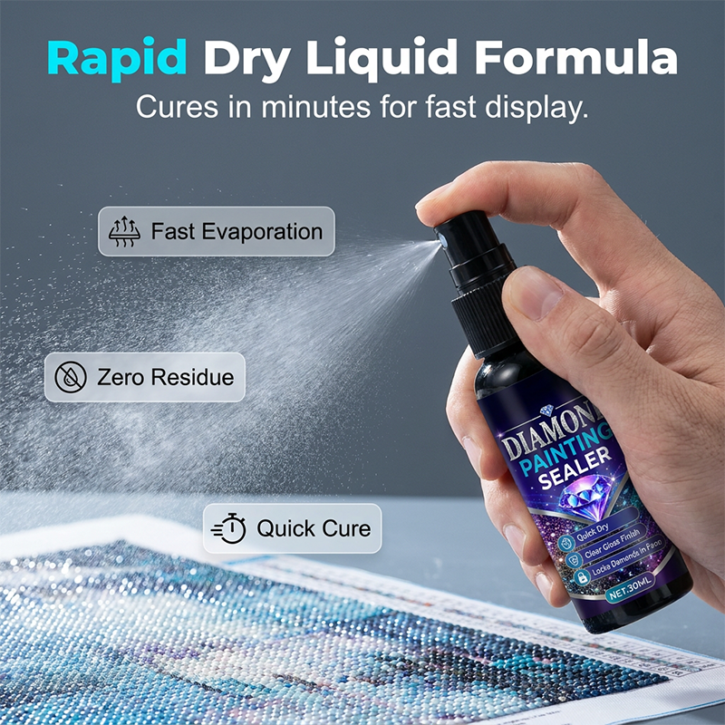 💎✨ Diamond art sealer – locks beads, glossy finish, dries fast & lasts