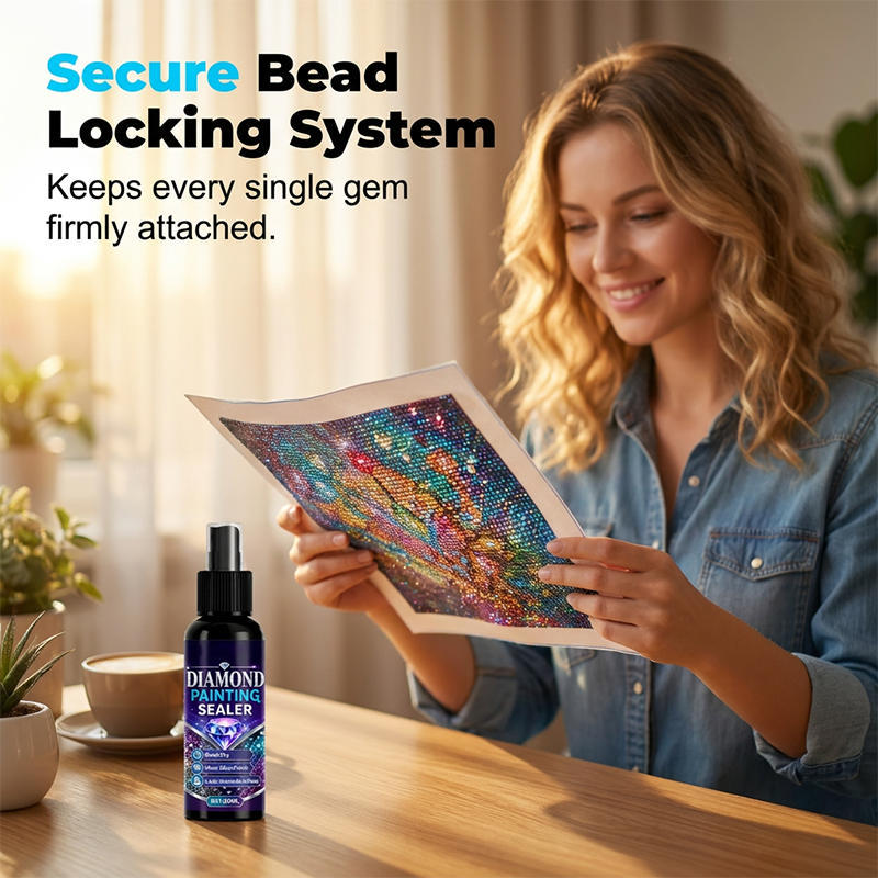 💎✨ Diamond art sealer – locks beads, glossy finish, dries fast & lasts