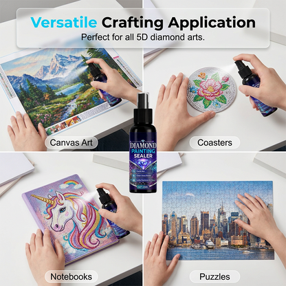 💎✨ Diamond art sealer – locks beads, glossy finish, dries fast & lasts