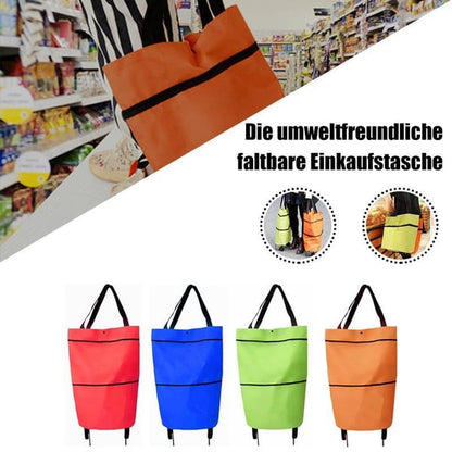 ⚡⚡⚡LAST 44 PCS LEFT!!! 🔥HOT SALE 50% OFF🔥Foldable 2-in-1 Shopping Bag
