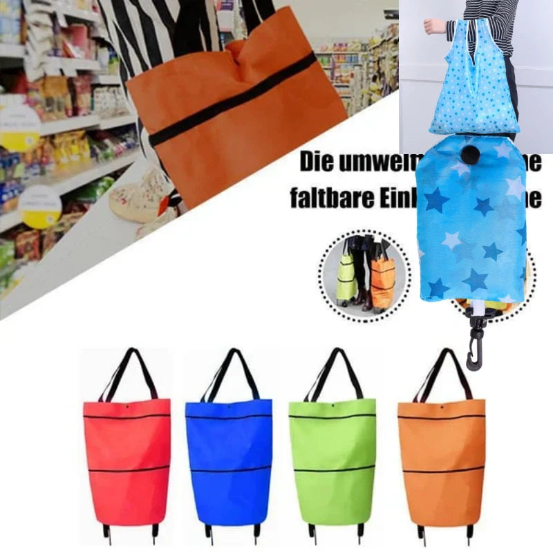 ⚡⚡⚡LAST 44 PCS LEFT!!! 🔥HOT SALE 50% OFF🔥Foldable 2-in-1 Shopping Bag