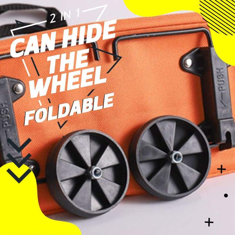 ⚡⚡⚡LAST 44 PCS LEFT!!! 🔥HOT SALE 50% OFF🔥Foldable 2-in-1 Shopping Bag