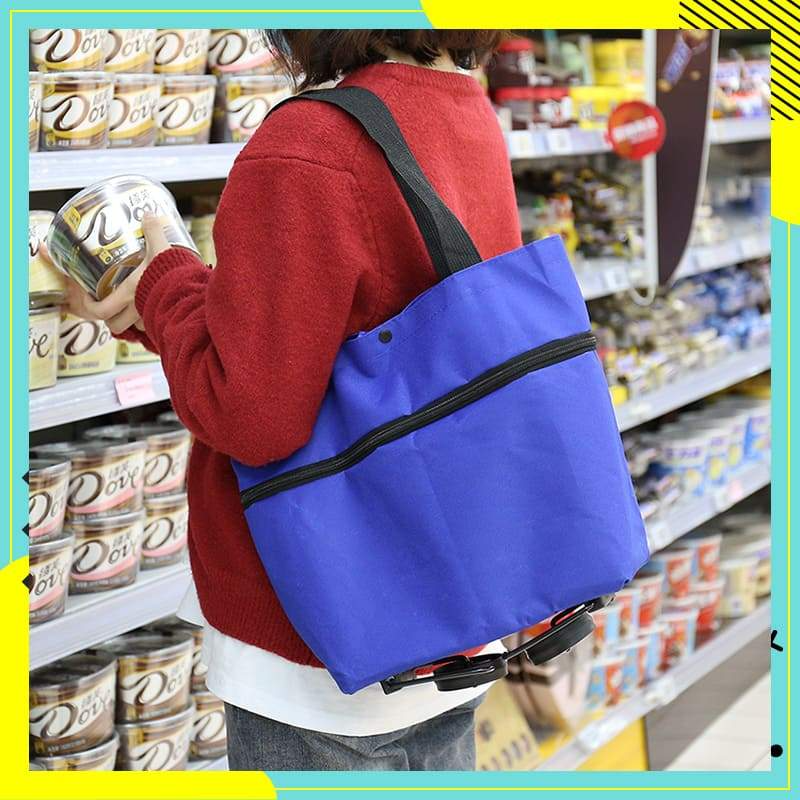 ⚡⚡⚡LAST 44 PCS LEFT!!! 🔥HOT SALE 50% OFF🔥Foldable 2-in-1 Shopping Bag