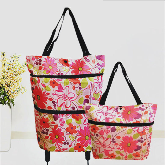 ⚡⚡⚡LAST 44 PCS LEFT!!! 🔥HOT SALE 50% OFF🔥Foldable 2-in-1 Shopping Bag