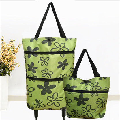 ⚡⚡⚡LAST 44 PCS LEFT!!! 🔥HOT SALE 50% OFF🔥Foldable 2-in-1 Shopping Bag