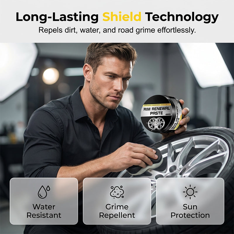 ✨Ultimate All-In-One Wheel Restoration Paste | Erase Rust & Brake Dust for a Showroom Shine