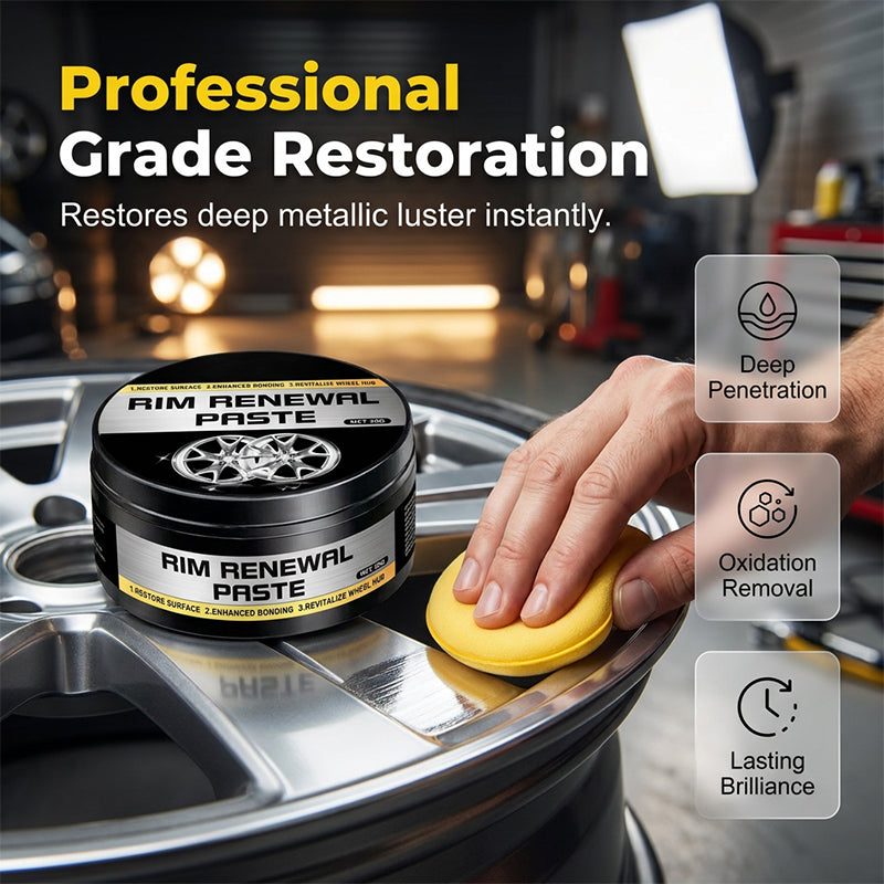 ✨Ultimate All-In-One Wheel Restoration Paste | Erase Rust & Brake Dust for a Showroom Shine