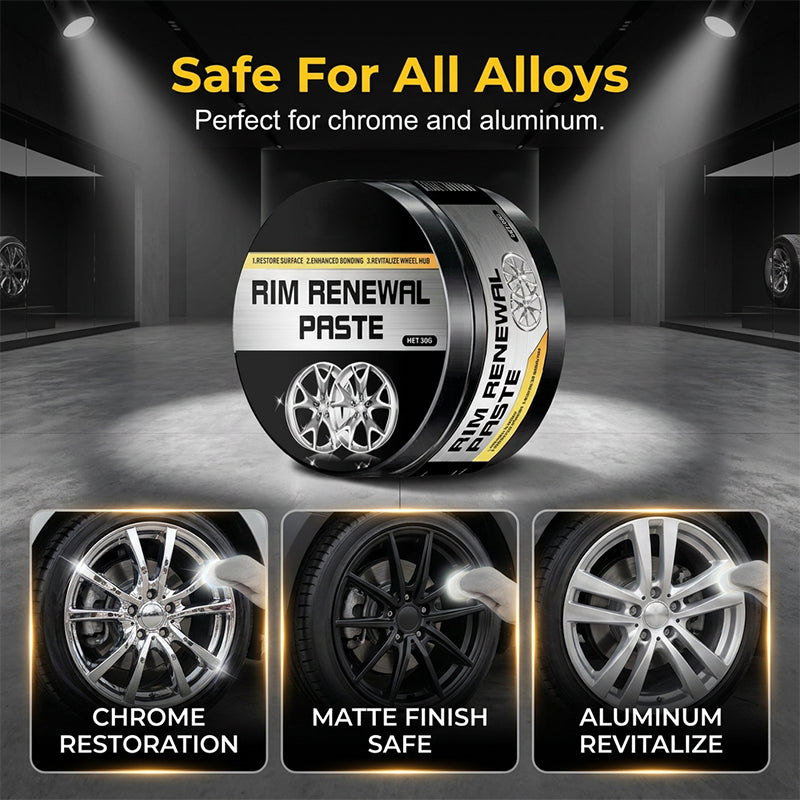 ✨Ultimate All-In-One Wheel Restoration Paste | Erase Rust & Brake Dust for a Showroom Shine