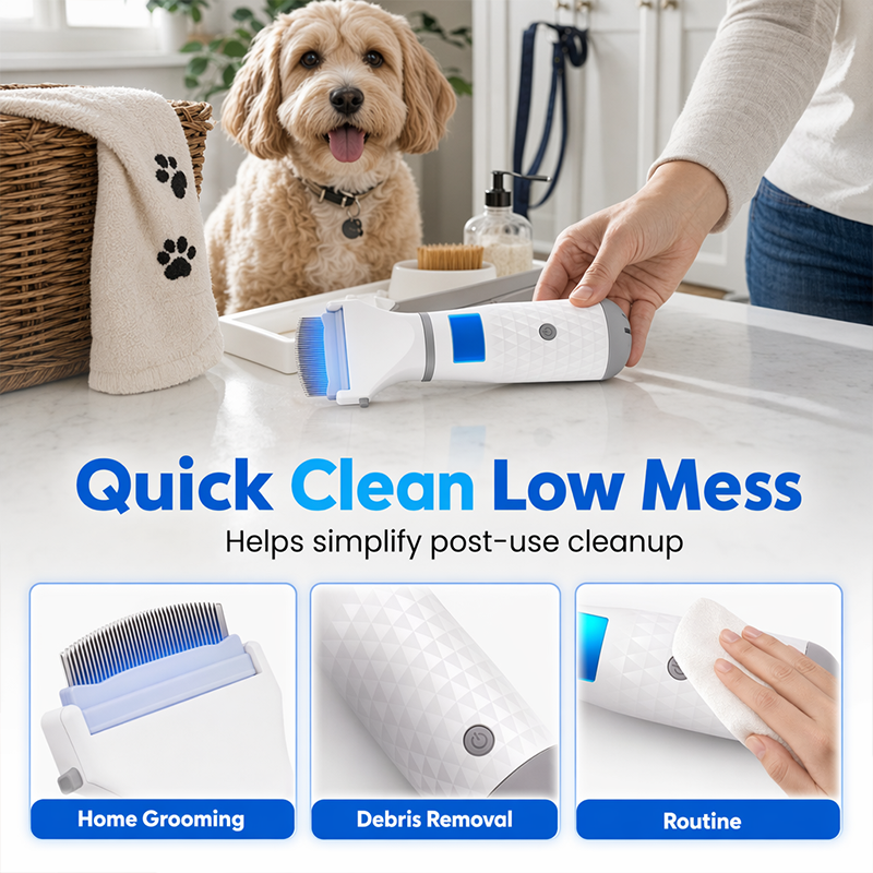 🛡️ Electric Flea Comb for Pets | Chemical-Free Pest Removal with Gentle Fine Steel Teeth ✨