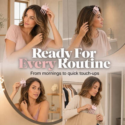 💥  Portable Rechargeable Hair Root Volumizing Clip | Instant Lift & All-Day Bouncy Volume ✨