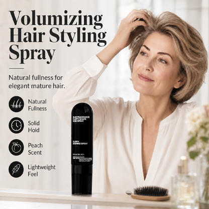✨ BUY 1 GET 1 FREE ✨ Fluffy Hair Shaping Spray 90ml | Instant Volume & Root Lift | Sweet Peach Scent