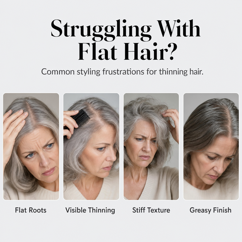 ✨ BUY 1 GET 1 FREE ✨ Fluffy Hair Shaping Spray 90ml | Instant Volume & Root Lift | Sweet Peach Scent