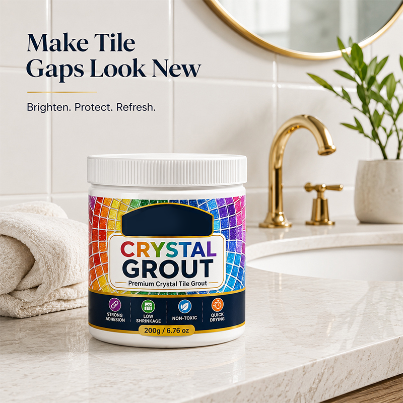 ⚡⚡⚡LAST 44 PCS LEFT!!! High-Strength Waterproof Crystal Tile Grout