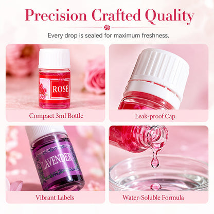 ⚡⚡⚡LAST 44 PCS LEFT!!! 🔥Limited Time 50% Off！🎁🌺The fresh scent lifts your mood！🌷12-Pack Water Soluble Essential Oils Set
