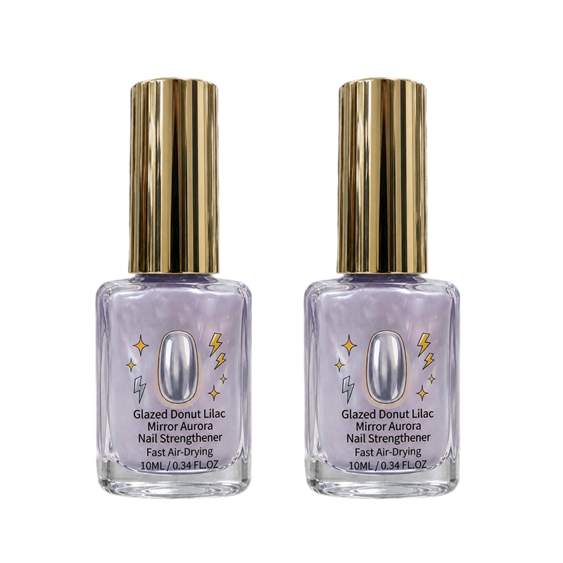 🔥Last Day Buy 1 Get 1 Free $ 9.99 Each🔥💜✨Lilac Glossy Mirror Nail Strengthener