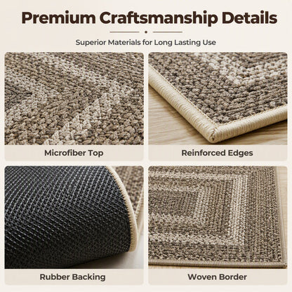 📢📢50% OFF !! ⏰Elegant Woven Runner Rug
