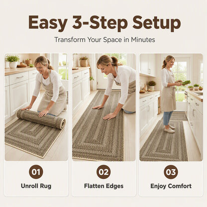 📢📢50% OFF !! ⏰Elegant Woven Runner Rug