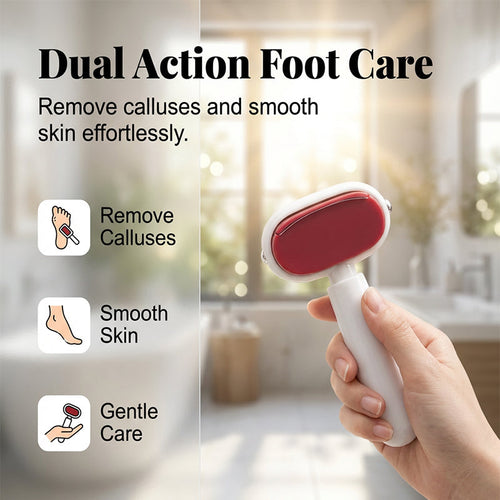 ⚡⚡⚡LAST 44 PCS LEFT!!! ⏰🔥 LAST DAY SALE 50% OFF 🏆 Double-Sided Foot Scraper – Easily Removes Calluses and Dead Skin ✨🦶