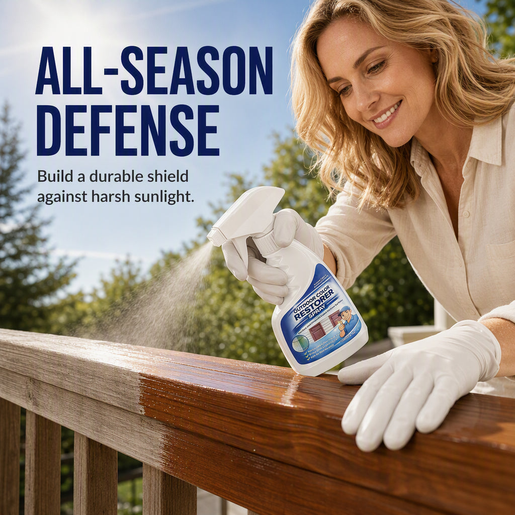 ⚡⚡⚡LAST 44 PCS LEFT!!! 🛡️ 50% OFF! All-Season Wood Restorer – Penetrates deep to restore colour & creates protective shield against UV & moisture. Keep your garden furniture looking new! 🌳💪