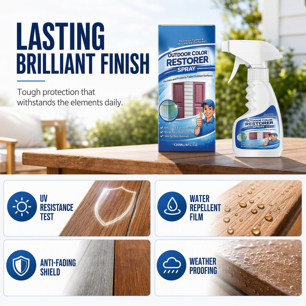 ⚡⚡⚡LAST 44 PCS LEFT!!! 🛡️ 50% OFF! All-Season Wood Restorer – Penetrates deep to restore colour & creates protective shield against UV & moisture. Keep your garden furniture looking new! 🌳💪