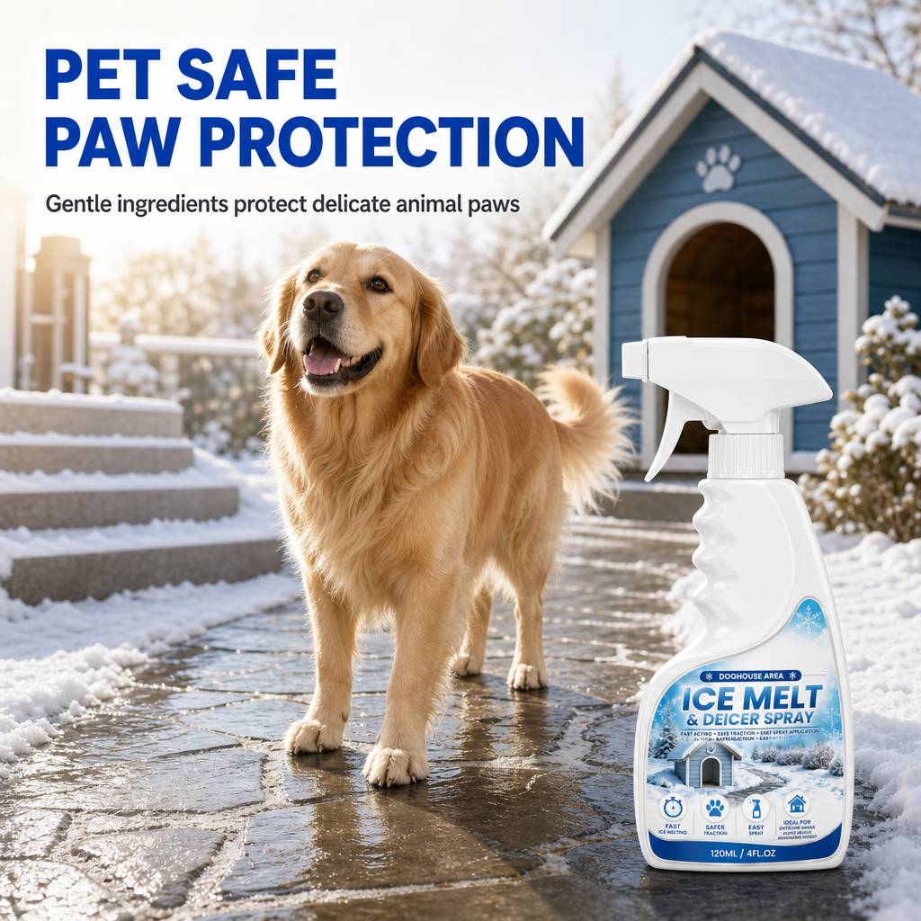 ⚡⚡⚡LAST 44 PCS LEFT!!! Outdoor De-Icing & Snow Melting Spray – pet-safe, dissolves frost on contact. Clear steps, walkways & patios fast