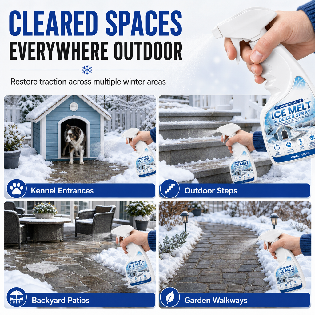 ⚡⚡⚡LAST 44 PCS LEFT!!! Outdoor De-Icing & Snow Melting Spray – pet-safe, dissolves frost on contact. Clear steps, walkways & patios fast